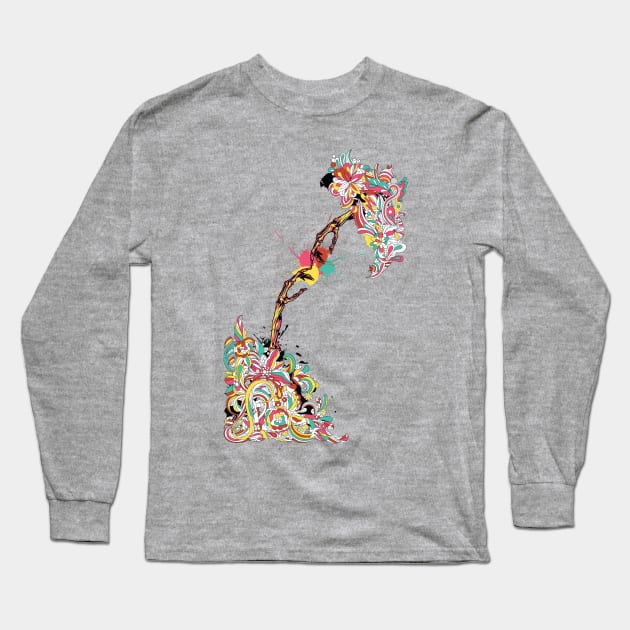 A touch of colour Long Sleeve T-Shirt by SerialWordAbuser